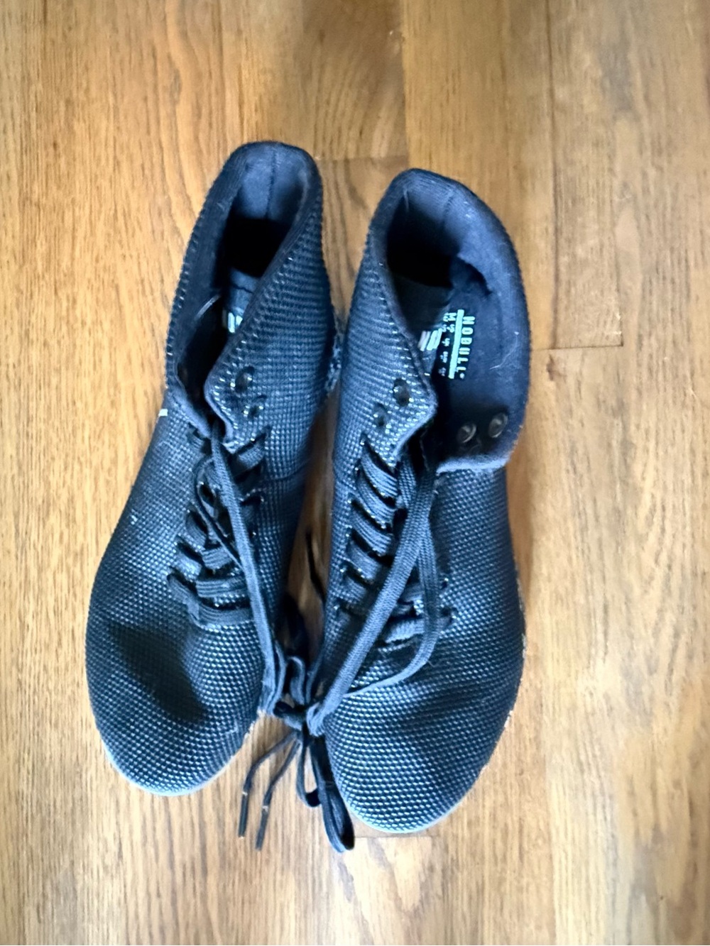 NOBULL High Top Trainer Men’s 8 Women’s 9.5 Black Graphic Sole CrossFit